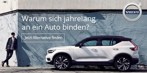 Werbemittel Volvo