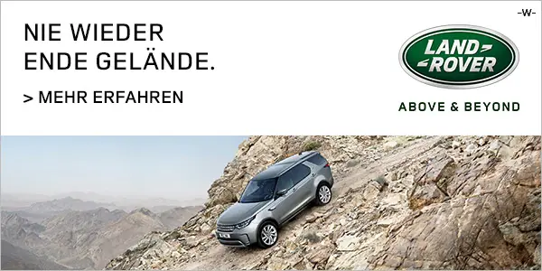 Werbemittel Landrover