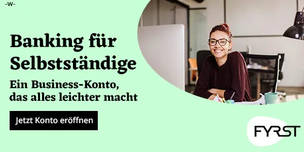 Werbemittel Postbank FYRST